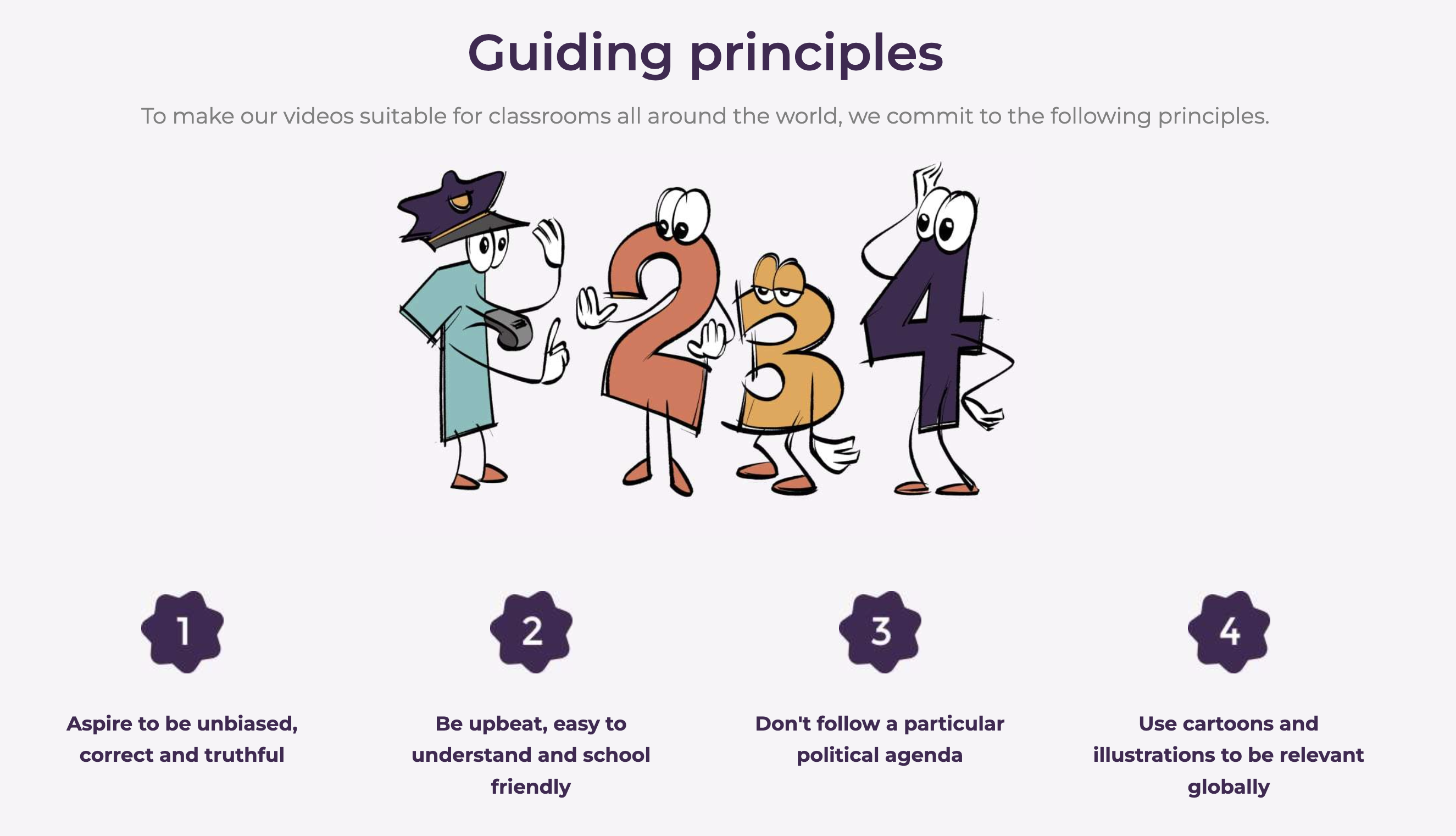 Sprouts guiding principles screenshot